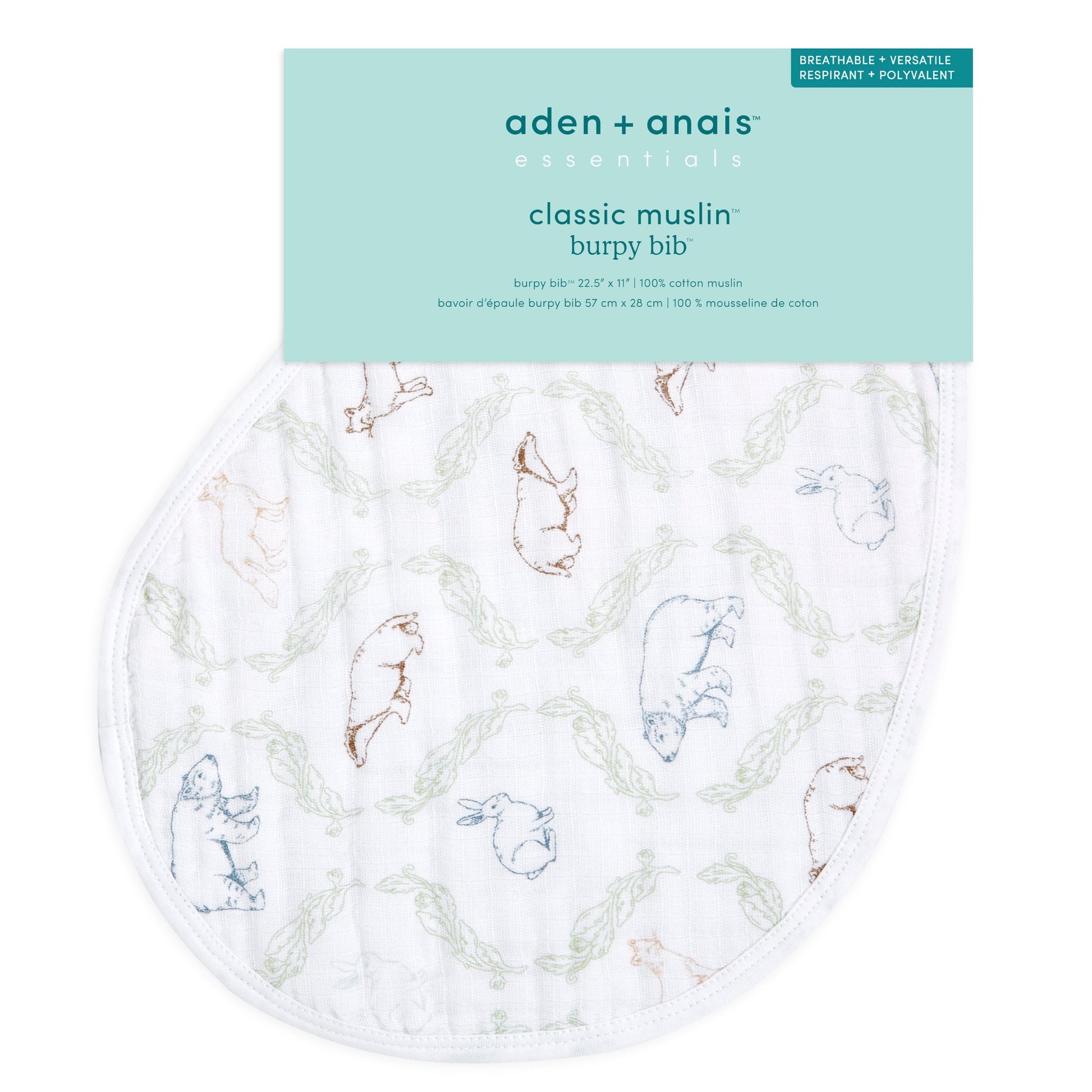 aden + anais™ essentials burpy bib seilinukas - Tiny Humans
