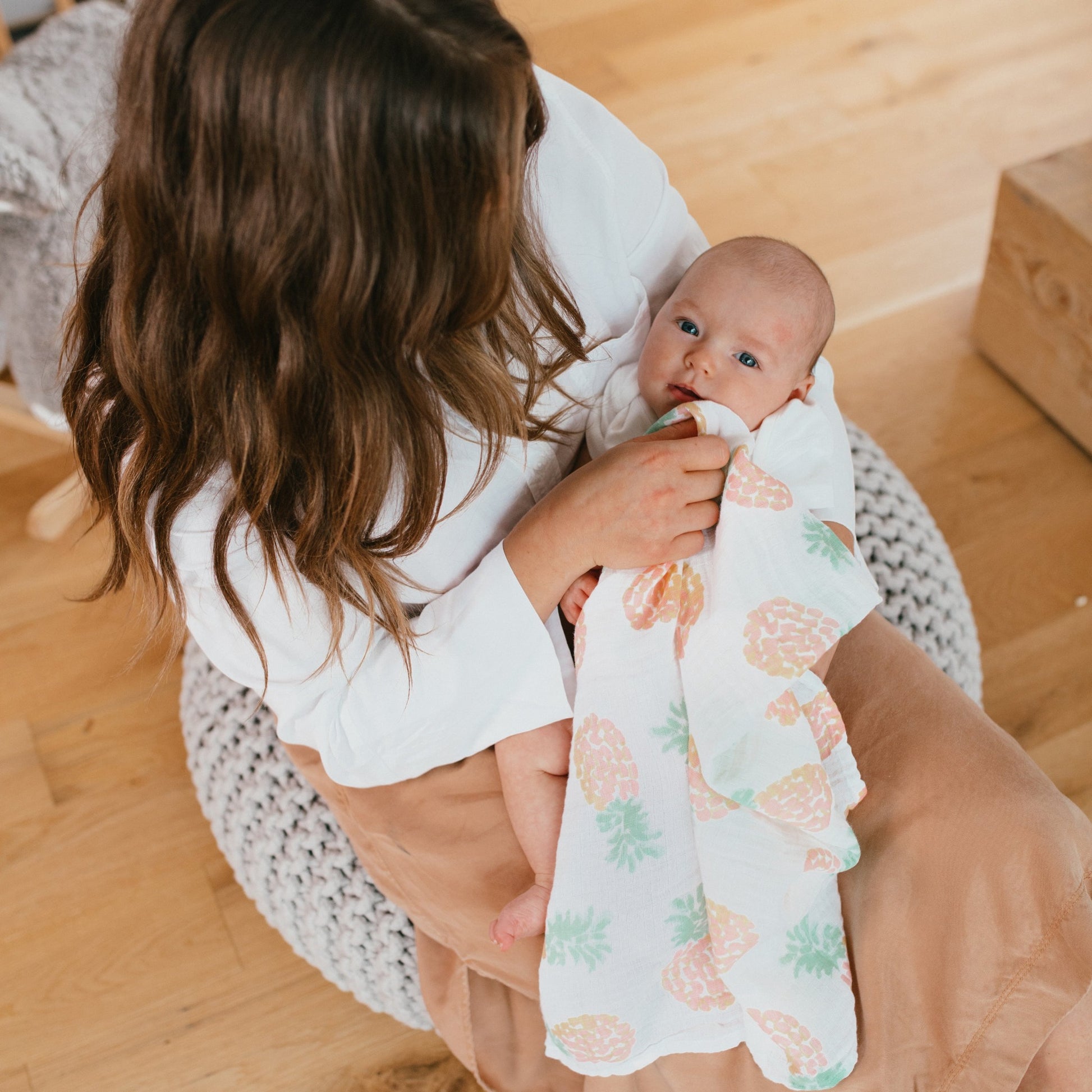 aden + anais™ essentials classic muslin merliukai (5 vnt.) - Tiny Humans