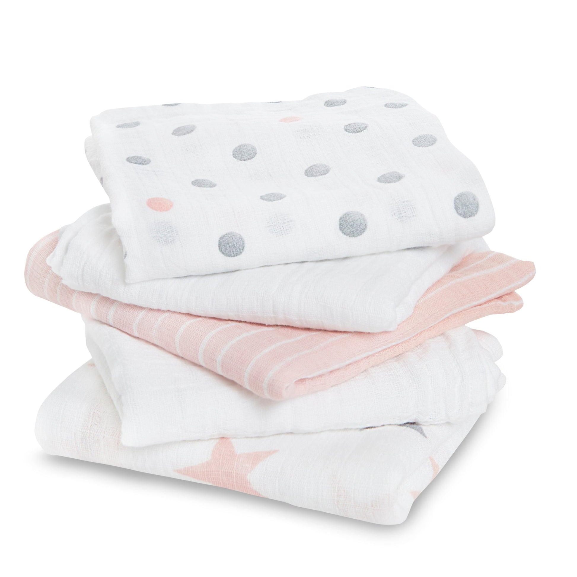 aden + anais™ essentials classic muslin merliukai (5 vnt.) - Tiny Humans