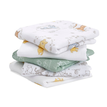 aden + anais™ essentials classic muslin merliukai (5 vnt.) - Tiny Humans