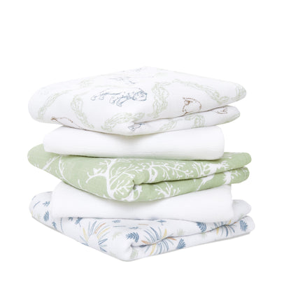 aden + anais™ essentials classic muslin merliukai (5 vnt.) - Tiny Humans