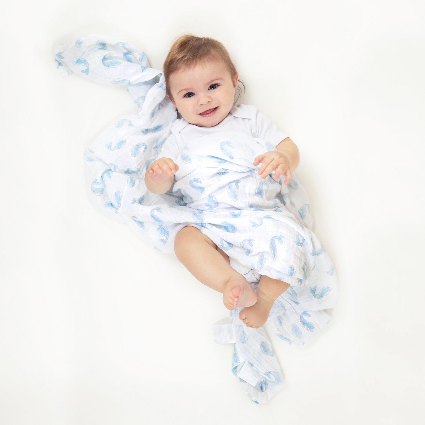 aden + anais™ essentials cotton muslin vystyklai (4 vnt.) - Tiny Humans