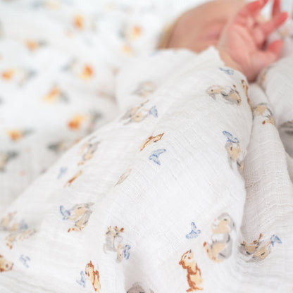 aden + anais™ essentials cotton muslin vystyklai (4 vnt.) - Tiny Humans