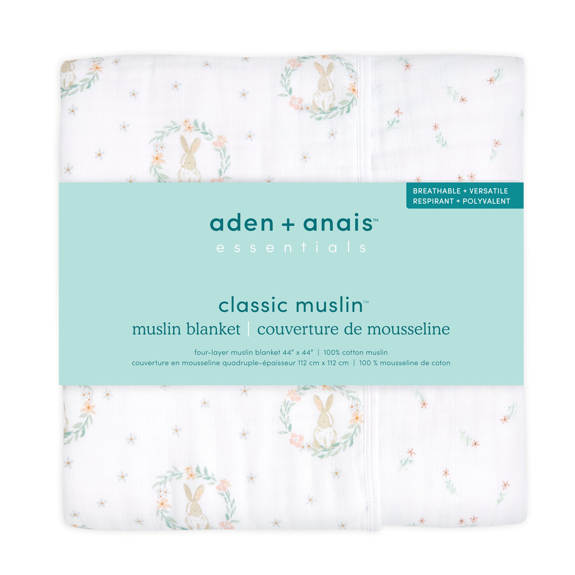 aden + anais™ essentials muslin antklodė - Tiny Humans