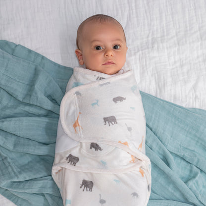 aden + anais™ essentials Velboa Easy Wrap vystyklai (3vnt.) - Tiny Humans