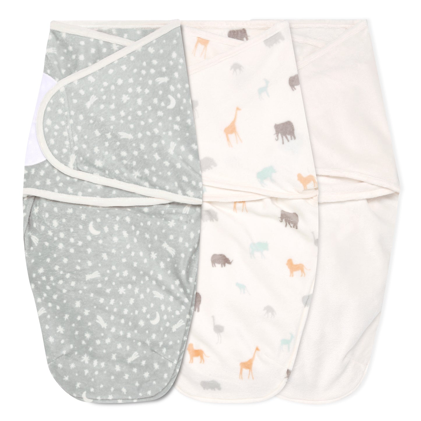 aden + anais™ essentials Velboa Easy Wrap vystyklai (3vnt.) - Tiny Humans