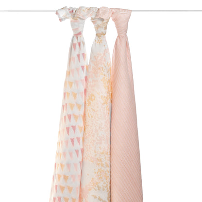 aden + anais™ silky soft vystyklai (3vnt.) - Tiny Humans