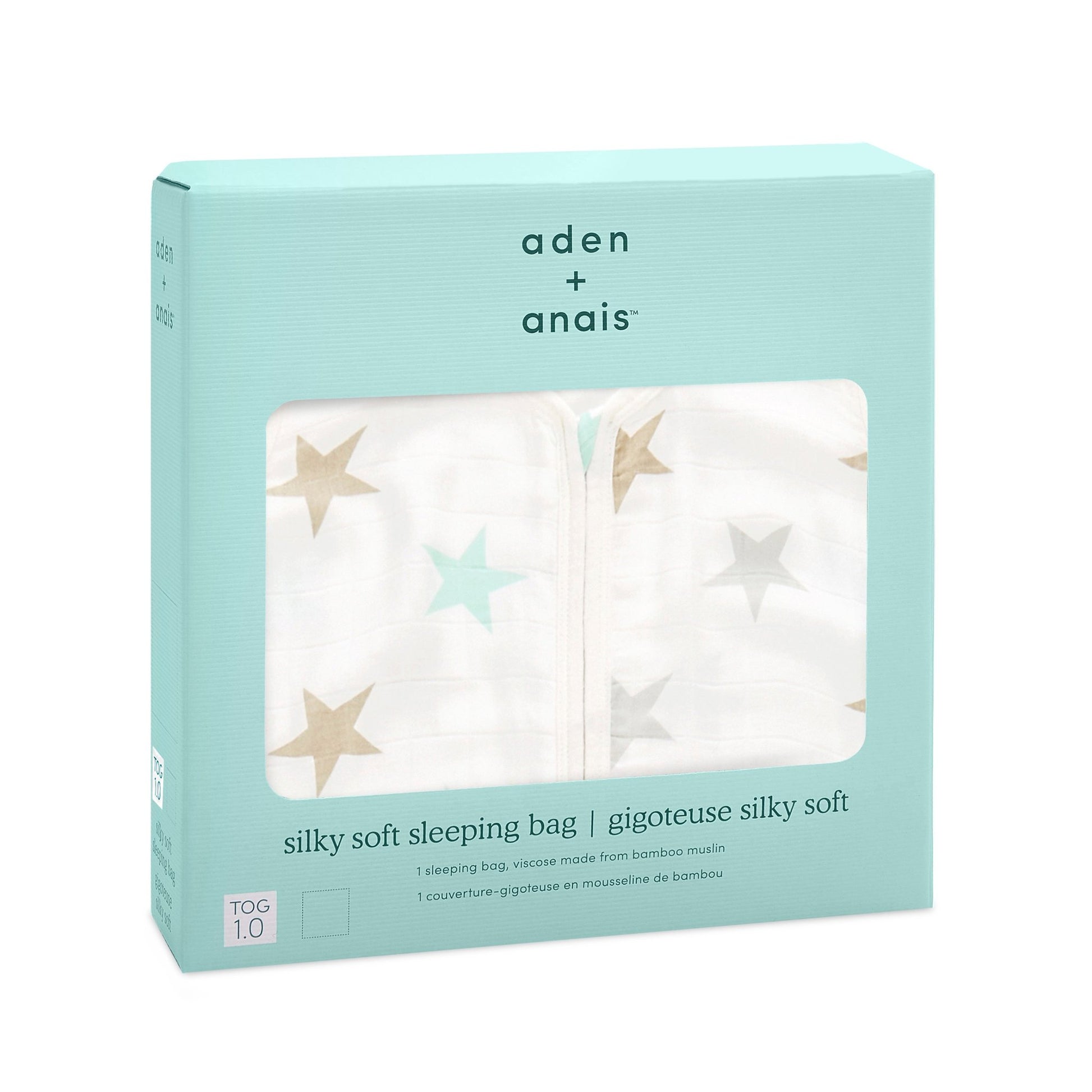 aden+anais™ Silky Soft miegmaišis 1.0 TOG - Tiny Humans