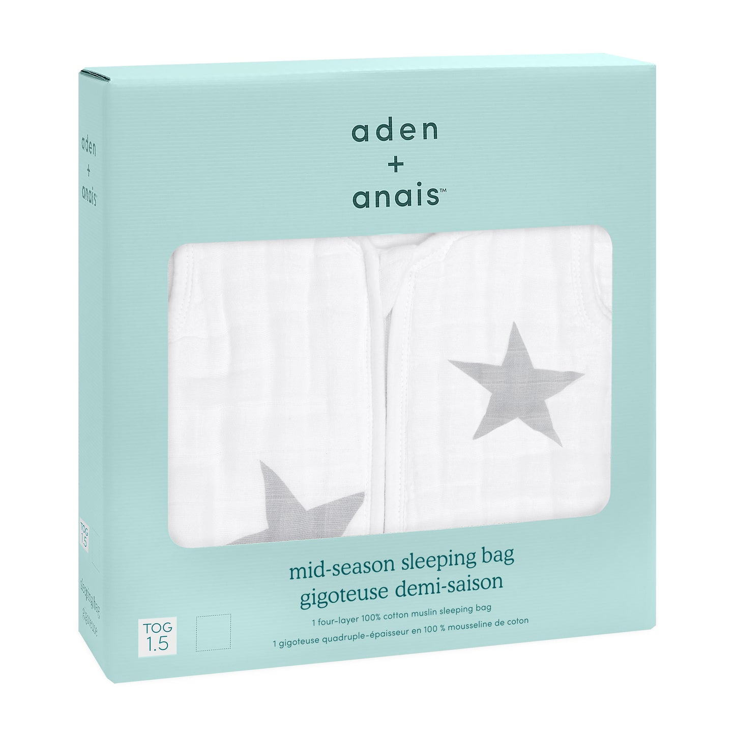 aden+anais™ 1.5 TOG sezoninis miegmaišis - Tiny Humans