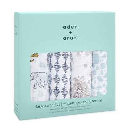 aden + anais™ Boutique muslin vystyklai (4 vnt.) - Tiny Humans