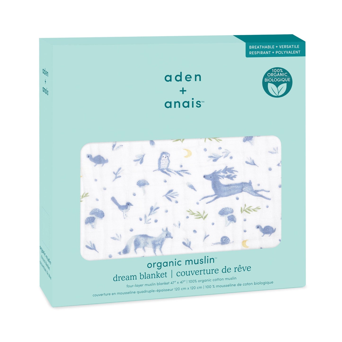 aden+anais™ dream blanket™ Organic antklodė - Tiny Humans