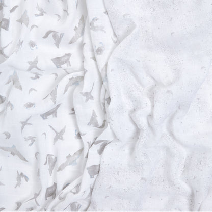 aden + anais™ organic muslin vystyklai (2 vnt.) - Tiny Humans