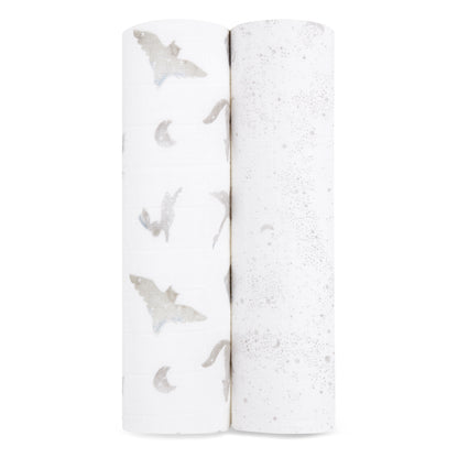 aden + anais™ organic muslin vystyklai (2 vnt.) - Tiny Humans