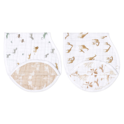 aden + anais™ Organic burpy bib seilinukas (2 vnt.) - Tiny Humans