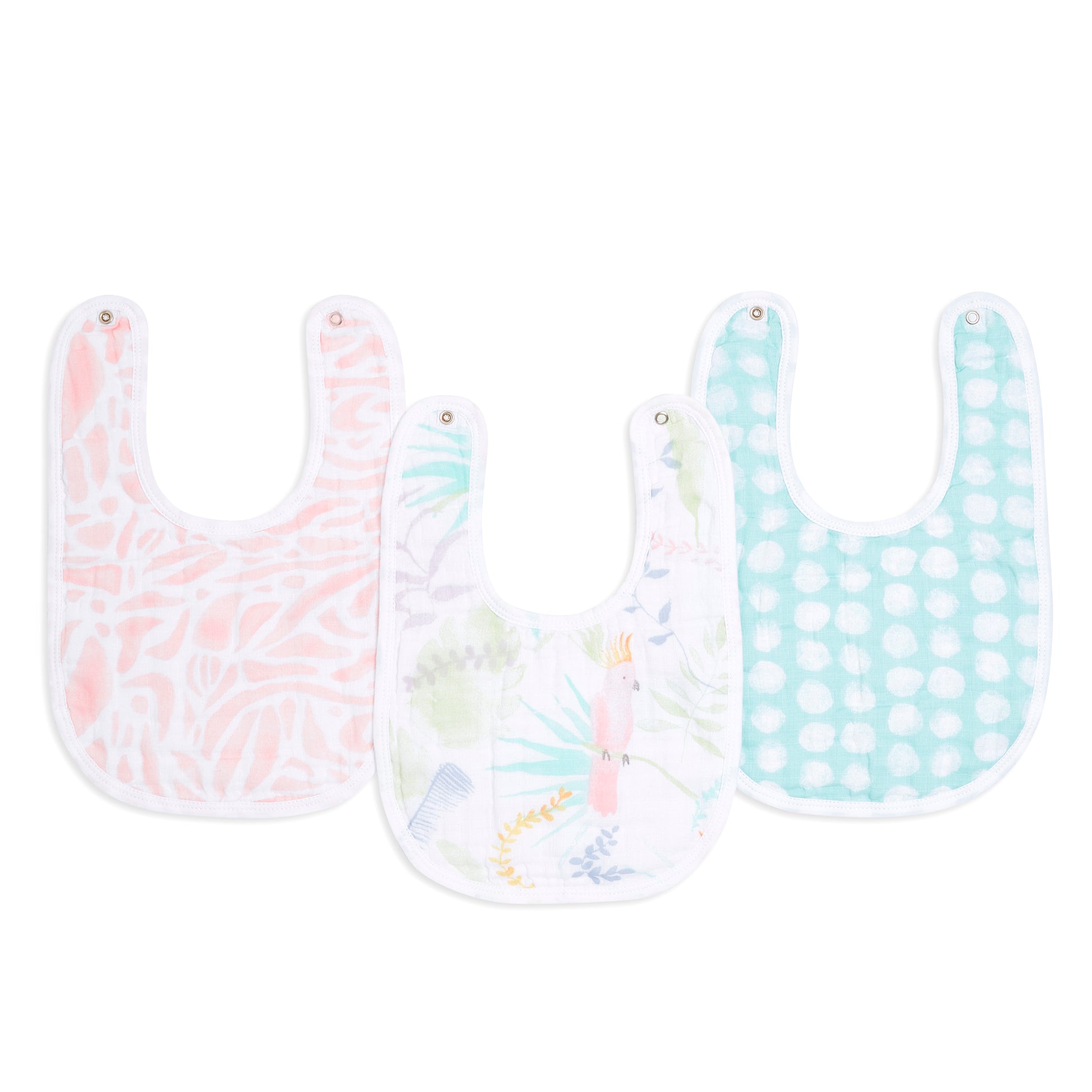 aden + anais™ snap bibs užsegami seilinukai (3 vnt.) - Tiny Humans