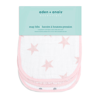 aden + anais™ snap bibs užsegami seilinukai (3 vnt.) - Tiny Humans