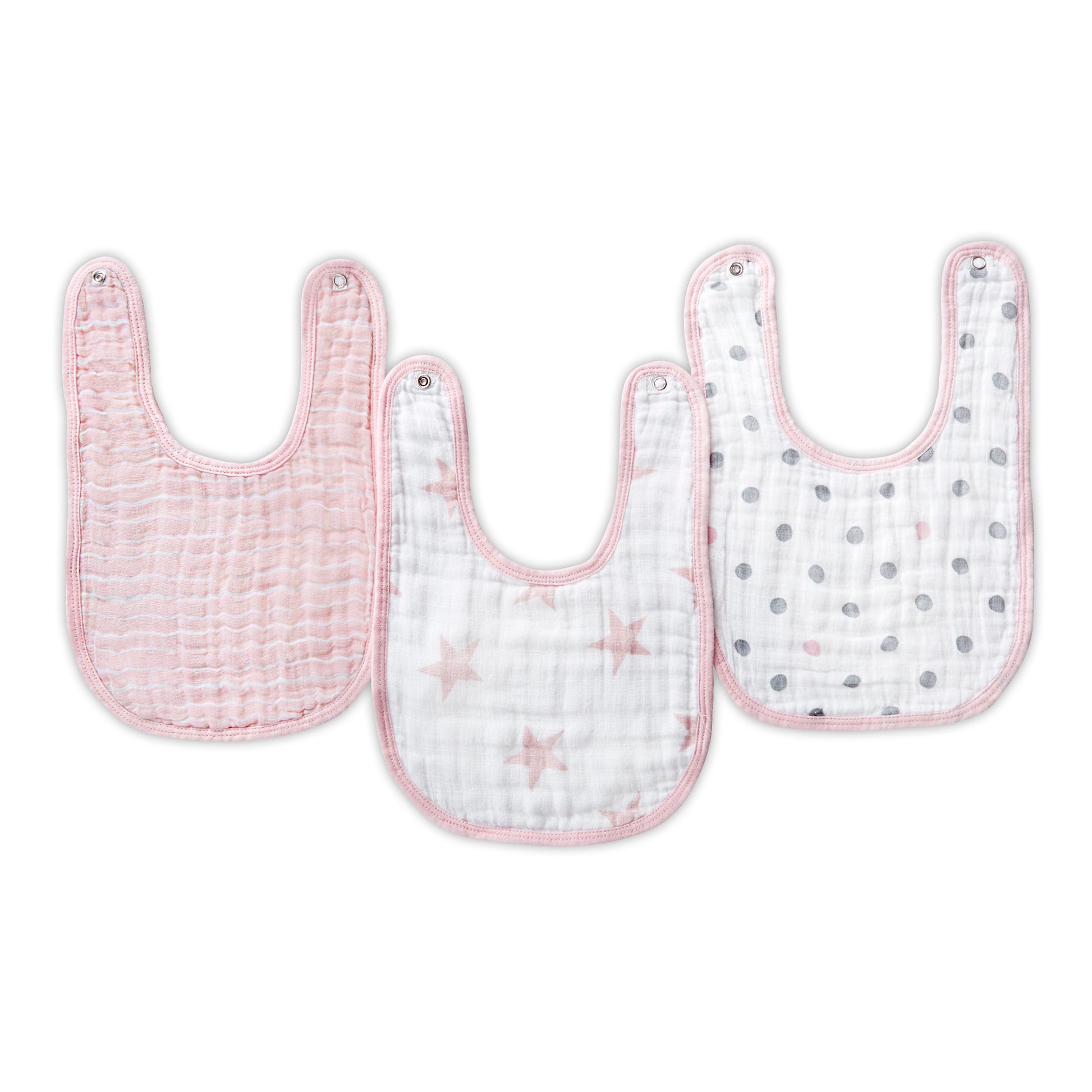 aden + anais™ snap bibs užsegami seilinukai (3 vnt.) - Tiny Humans