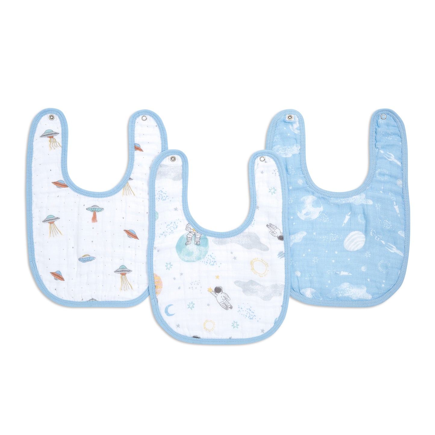 aden + anais™ snap bibs užsegami seilinukai (3 vnt.) - Tiny Humans