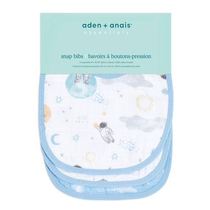 aden + anais™ snap bibs užsegami seilinukai (3 vnt.) - Tiny Humans
