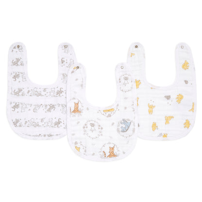 aden + anais™ snap bibs užsegami seilinukai (3 vnt.) - Tiny Humans