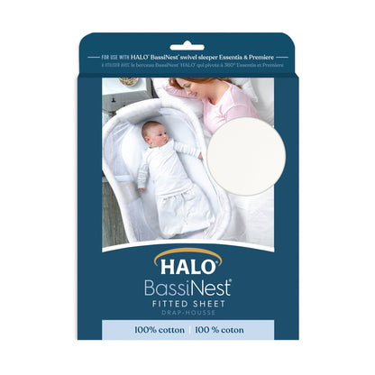 HALO® BassiNest® + HALO® BassiNest® Fitted Sheet paklodė - Tiny Humans