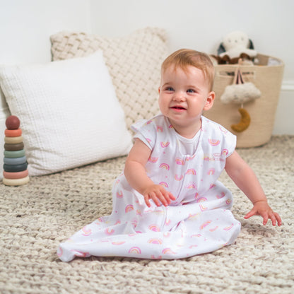 HALO SLEEPSACK® Sunshine Rainbows miegmaišis 0.5 TOG - Tiny Humans