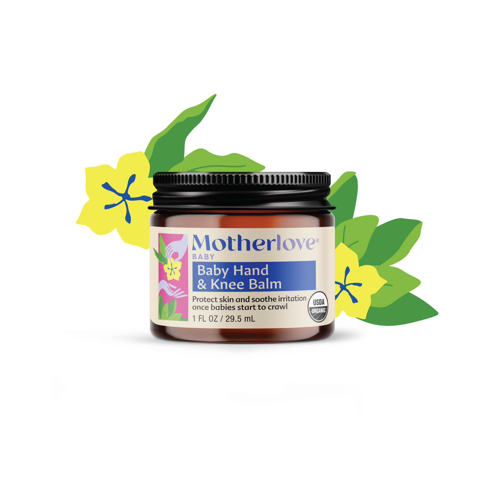 Motherlove® Baby Hand & Knee Balm balzamas - Tiny Humans