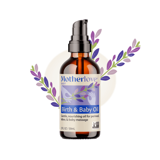 Motherlove® Birth & Baby Oil mamos ir kūdikio odos priežiūros aliejus - Tiny Humans