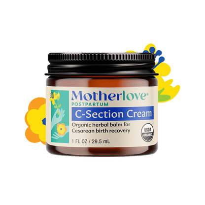 Motherlove® C-Section Cream balzamas po Cezario pjūvio - Tiny Humans