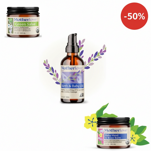 Motherlove® Kūdikių odos priežiūros rinkinys